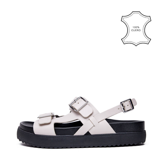 Lalisa Sandal Raw White