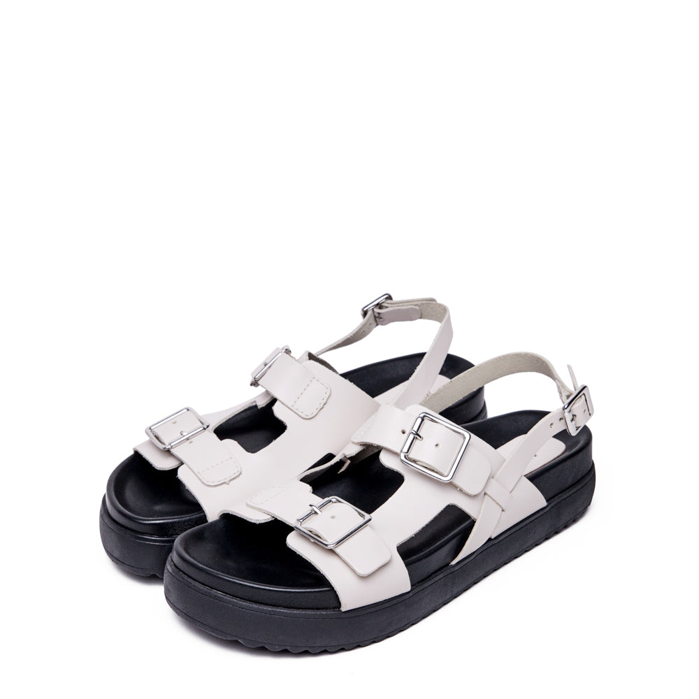 Lalisa Sandal Raw White