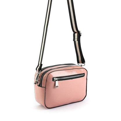 Medium old pink marguerite crossbody bag