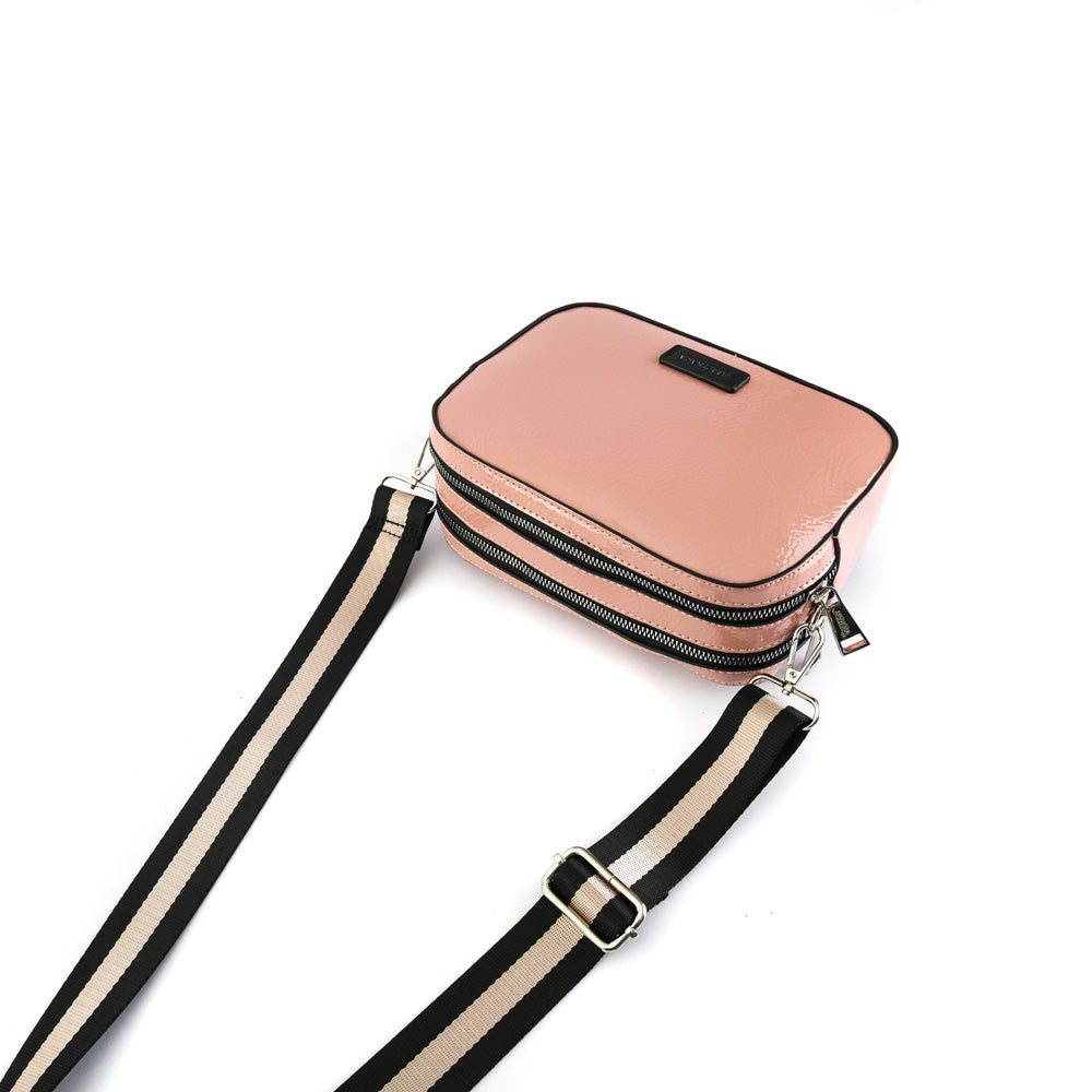Medium old pink marguerite crossbody bag