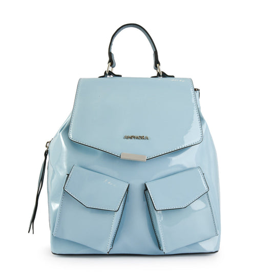 Marilyn backpack with medium light blue cover