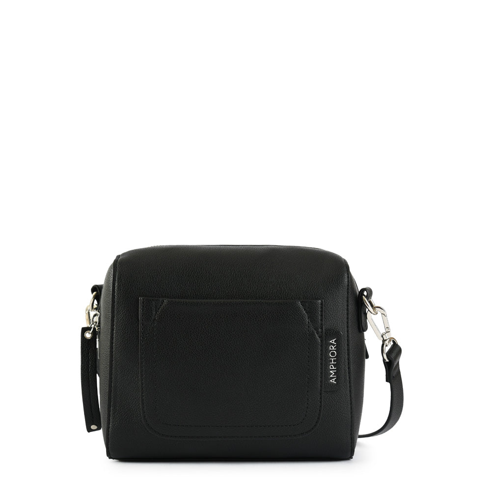 Isra medium black crossbody bag