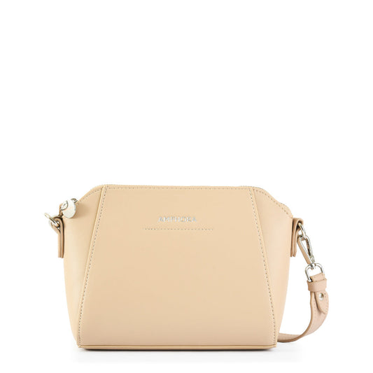 Nour beige small crossbody wallet