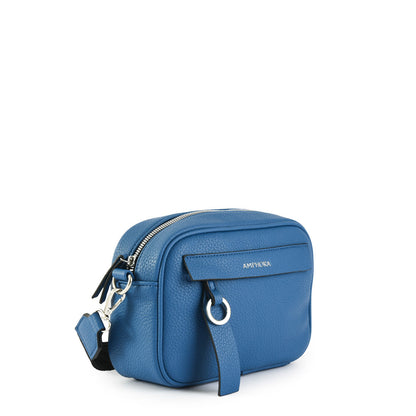 Elie small blue crossbody wallet