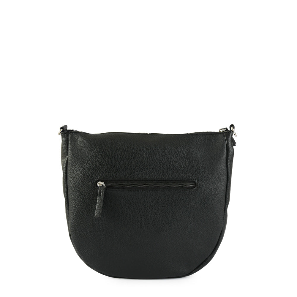 Elie medium black crossbody wallet