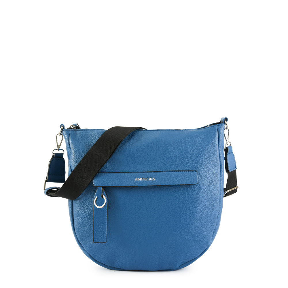 Elie blue medium crossbody wallet