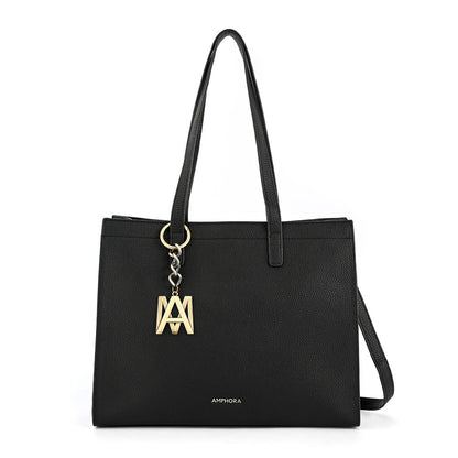 Miller large black two-handle wallet