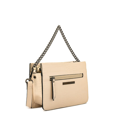 Anaya small off-white shoulder bag