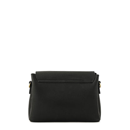 Antonella Medium Black Crossbody Wallet