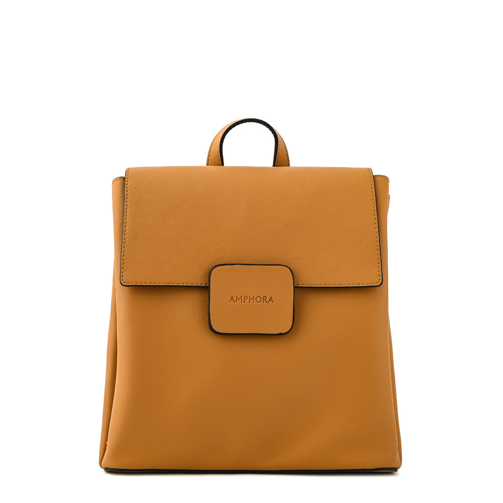 Antonella camel medium backpack