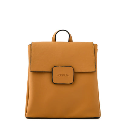 Antonella camel medium backpack