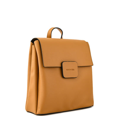 Antonella camel medium backpack