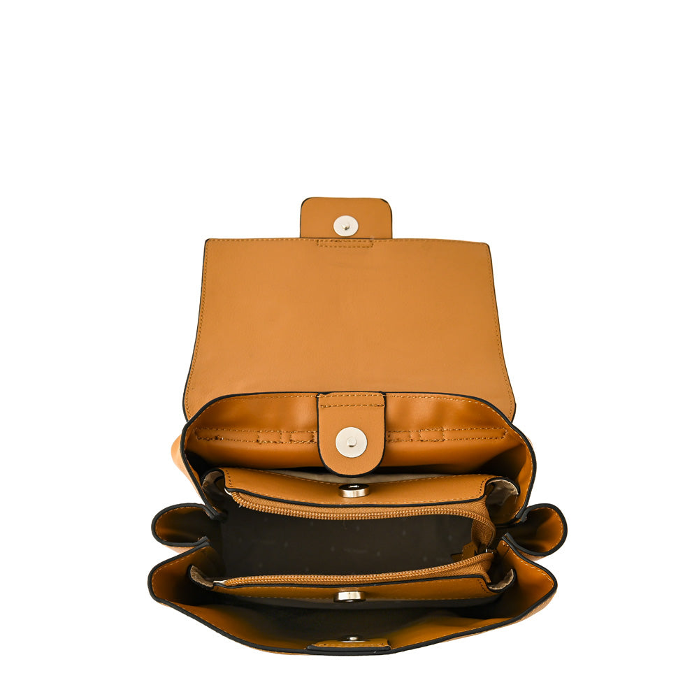 Antonella camel medium backpack