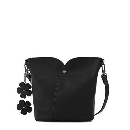 Emma medium black crossbody bag