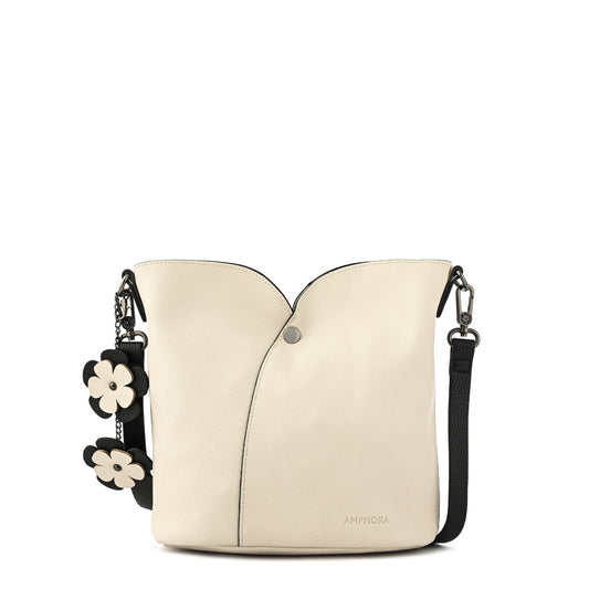 Emma medium shoulder bag ecru white