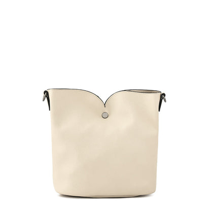 Emma medium shoulder bag ecru white