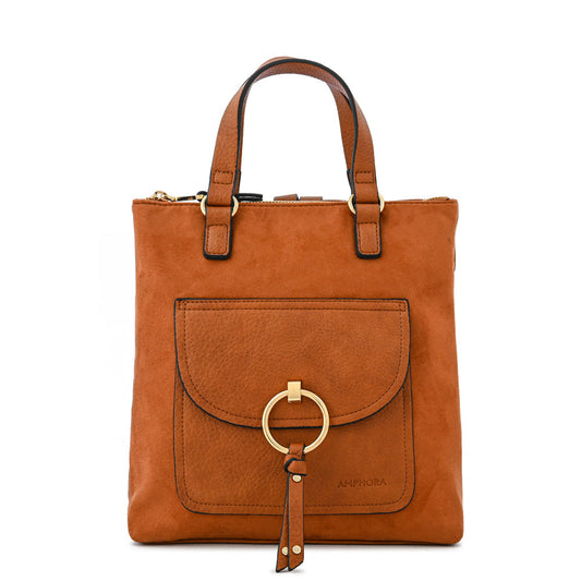 Medium rustique camel backpack