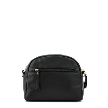 Dominique small black crossbody bag