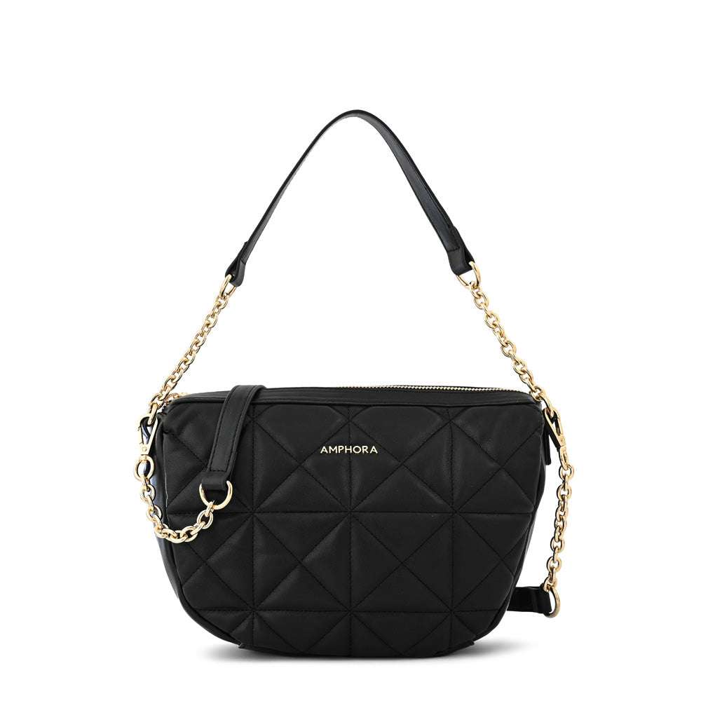 Michelle medium black crossbody bag