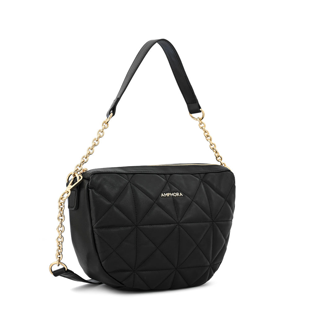 Michelle medium black crossbody bag