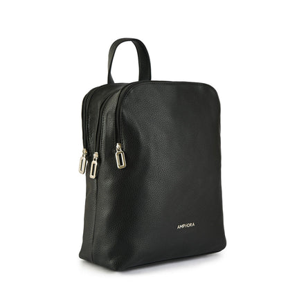 Medium Textured Black Noray Backpack