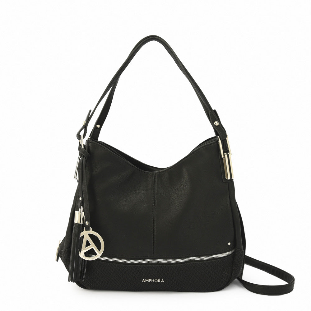 Wallet Two Handles Three divisions oleander black