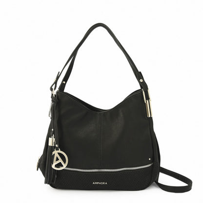Wallet Two Handles Three divisions oleander black