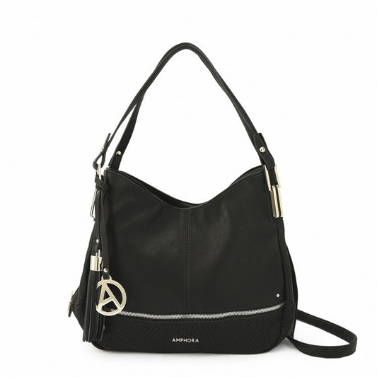 Wallet Two Handles Three divisions oleander black