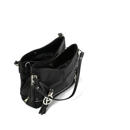 Wallet Two Handles Three divisions oleander black