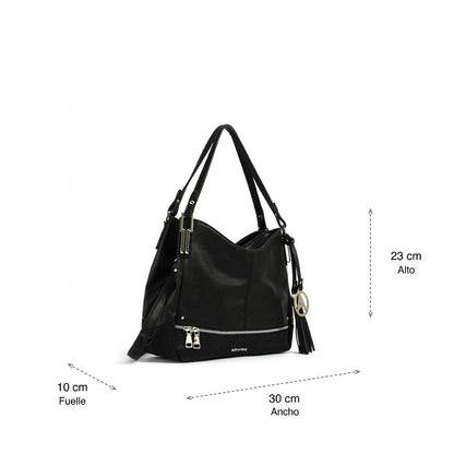 Wallet Two Handles Three divisions oleander black
