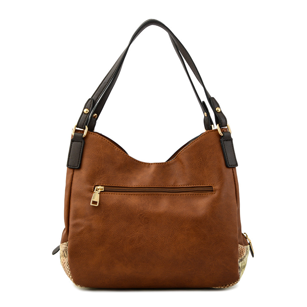 Wallet Two Handles Three divisions medium brown oleander
