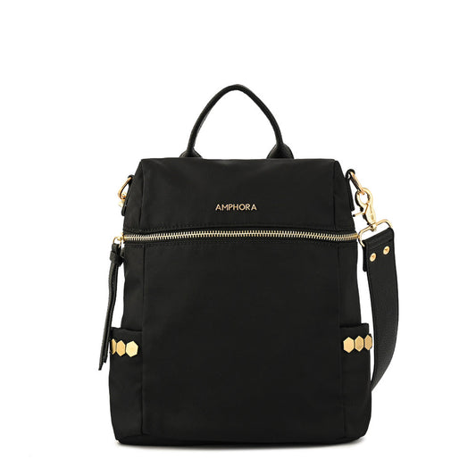 Teriosa Small Black Backpack