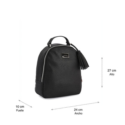 Alianna Small Black Backpack