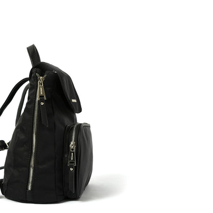 Small black trey backpack with lid