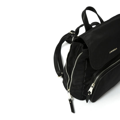 Small black trey backpack with lid