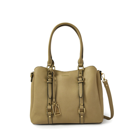 amphora allis cartera tipo dos asas tres divisiones beige