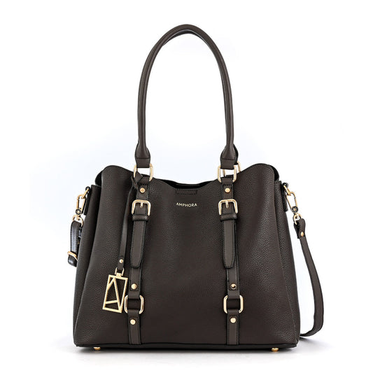 Wallet Two Handles Three medium divisions allis dark brown