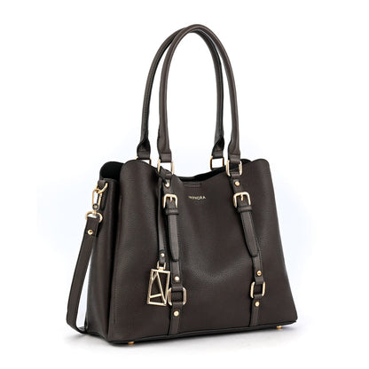Wallet Two Handles Three medium divisions allis dark brown