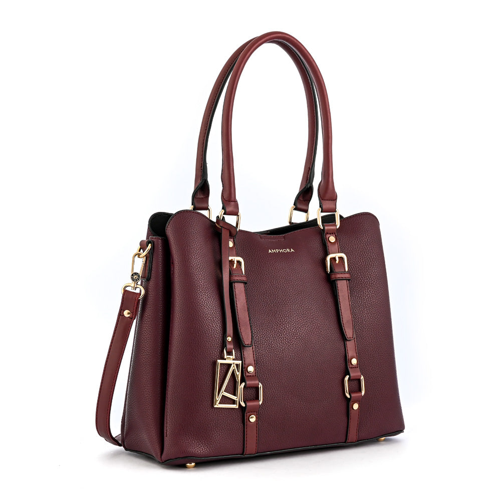 Wallet Two Handles Three medium divisions allis burgundy