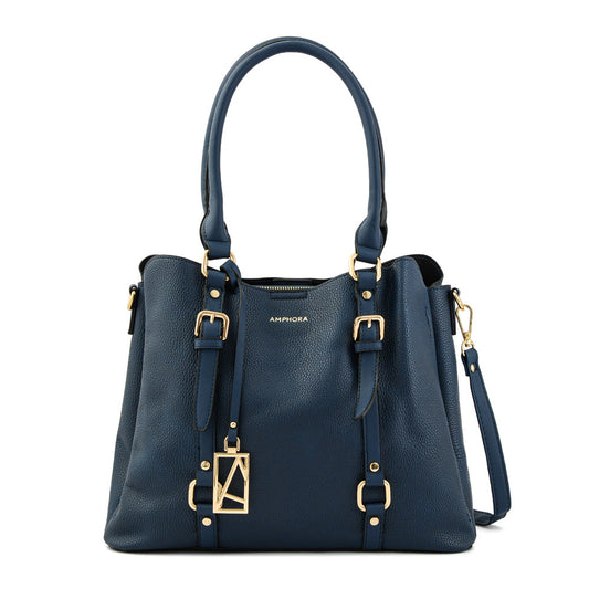 Wallet Two Handles Three divisions Medium Allis Dark Blue