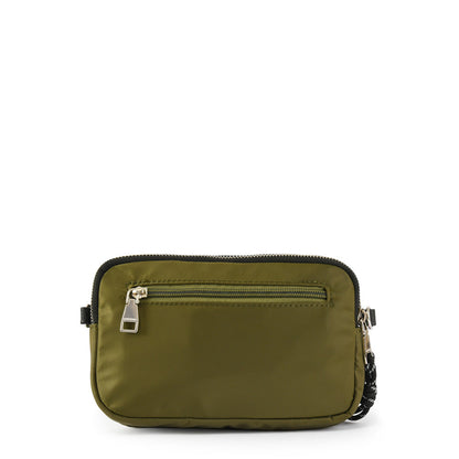 Small olive green Aprilita shoulder bag