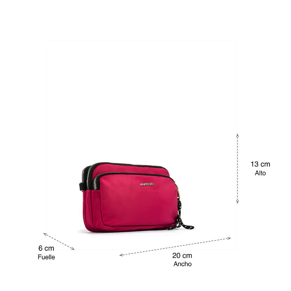 Small fuchsia Aprilite shoulder bag