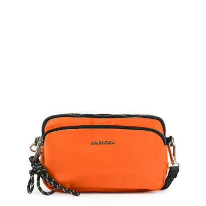 Small orange Aprilite crossbody bag