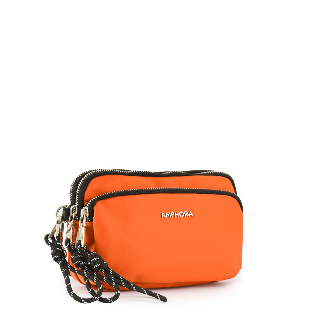 Small orange Aprilite crossbody bag