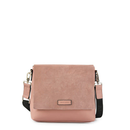 Medium old pink ankara crossbody bag