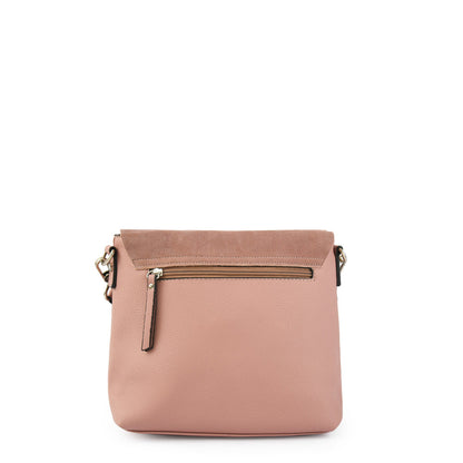 Medium old pink ankara crossbody bag