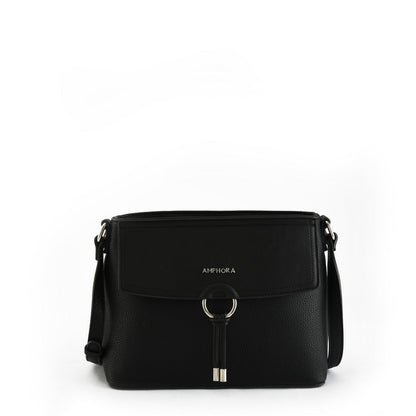 Antalya medium black crossbody wallet