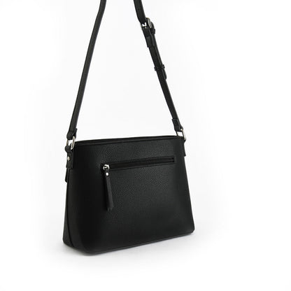 Antalya medium black crossbody wallet