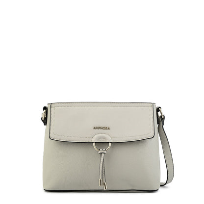 Antalya Gray Medium Crossbody Wallet