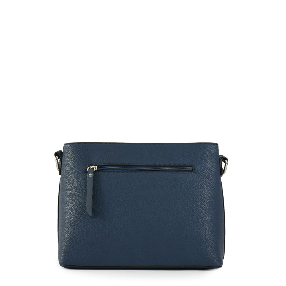 Antalya blue medium crossbody wallet